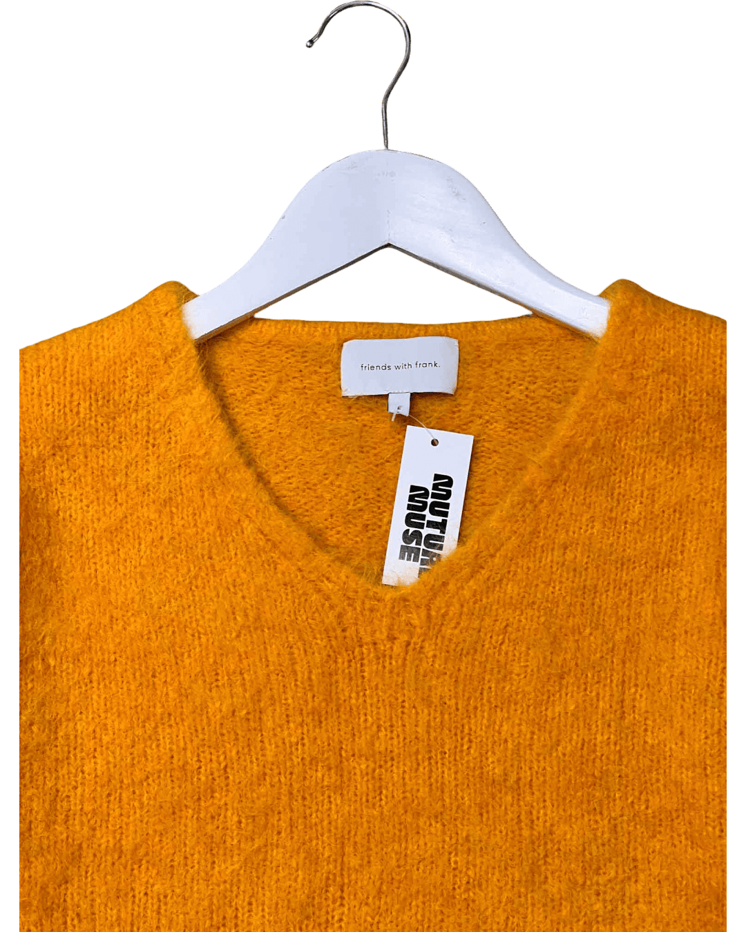 Size L | Friends with Frank Mohair Blend V-Neck Jumper