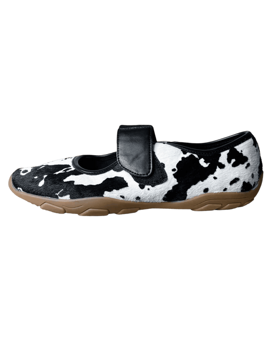 Size 38 | Mollini Cow Print Shoes