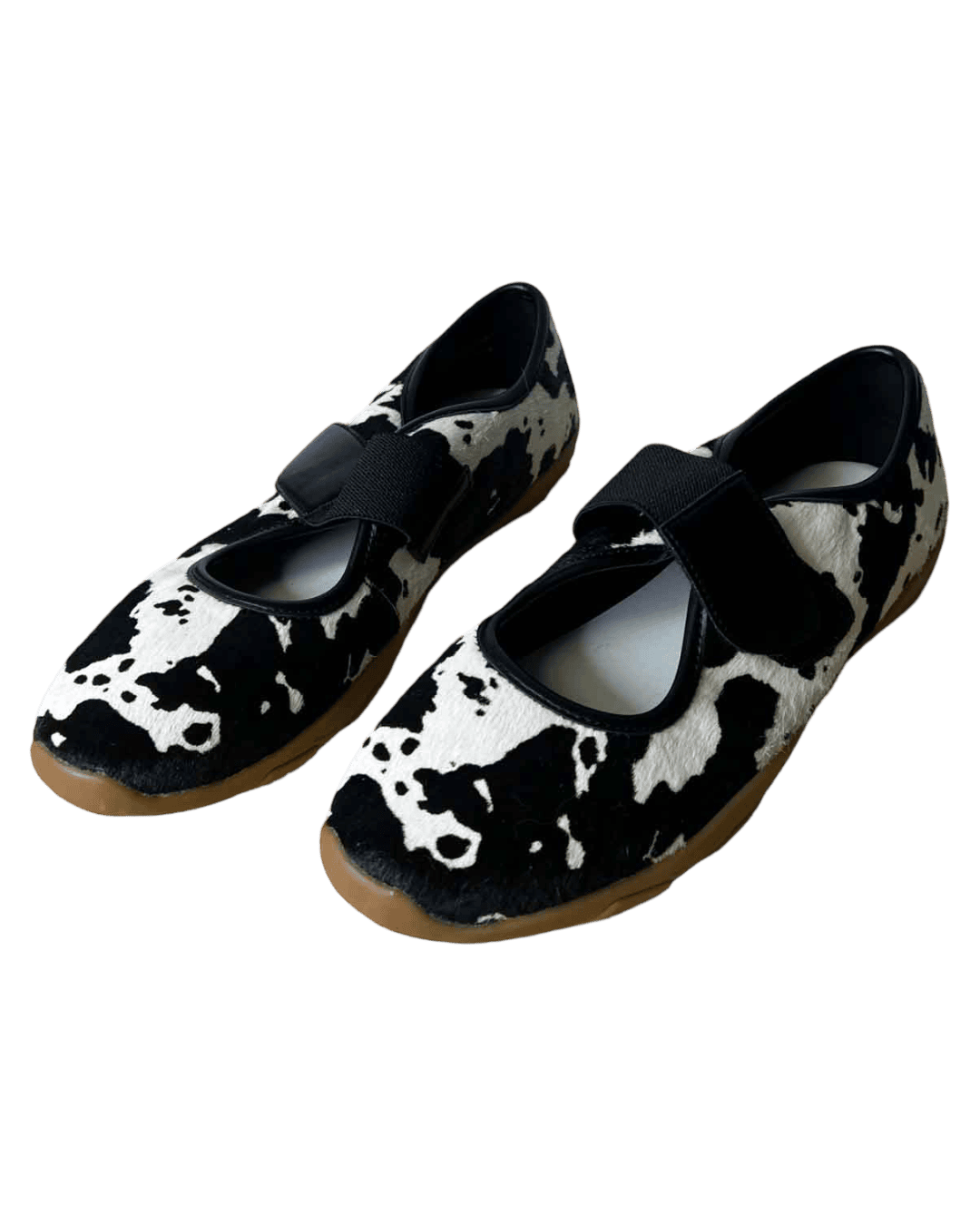 Size 38 | Mollini Cow Print Shoes