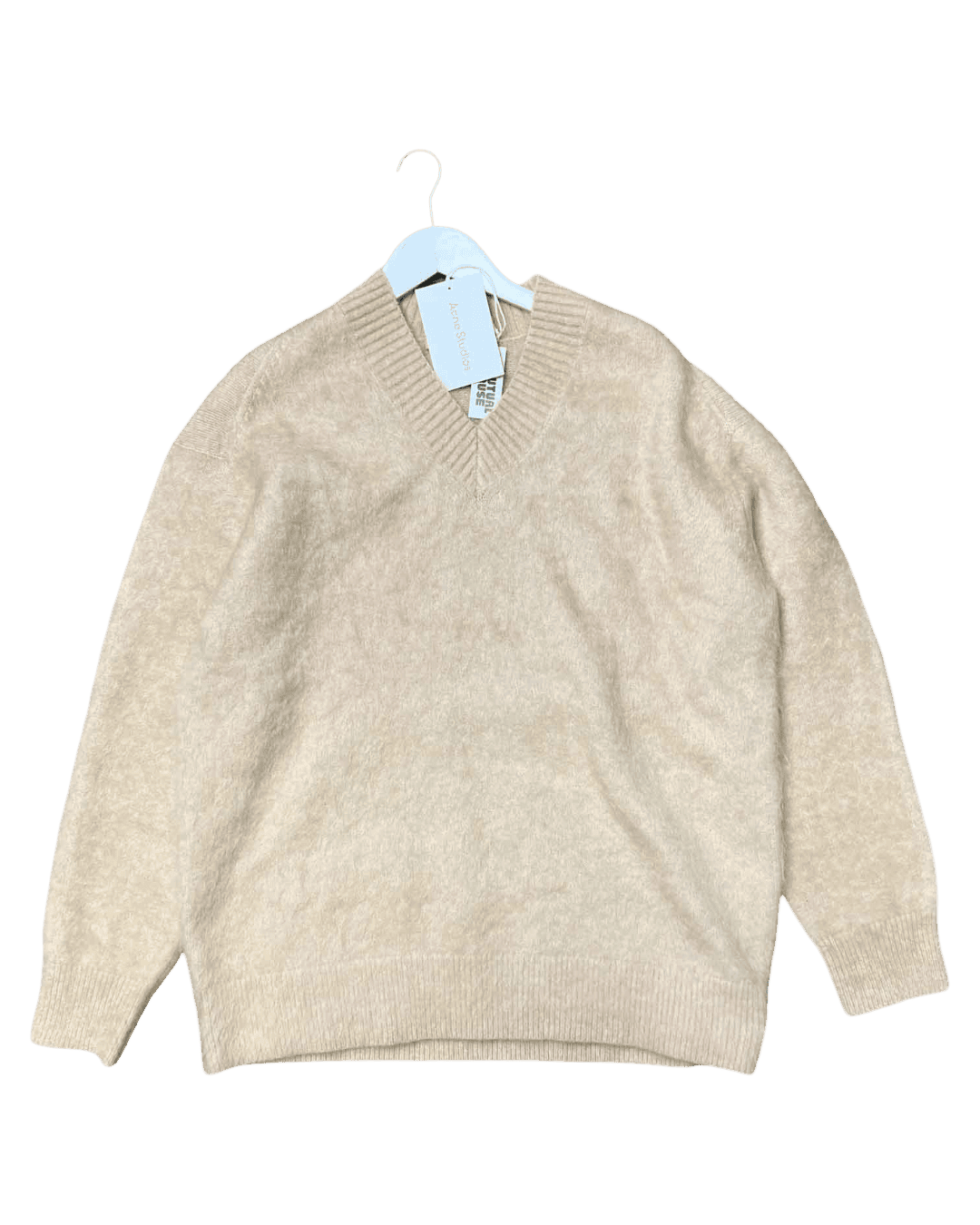 Size L | Acne Studios Mohair V-Neck Jumper With Tags