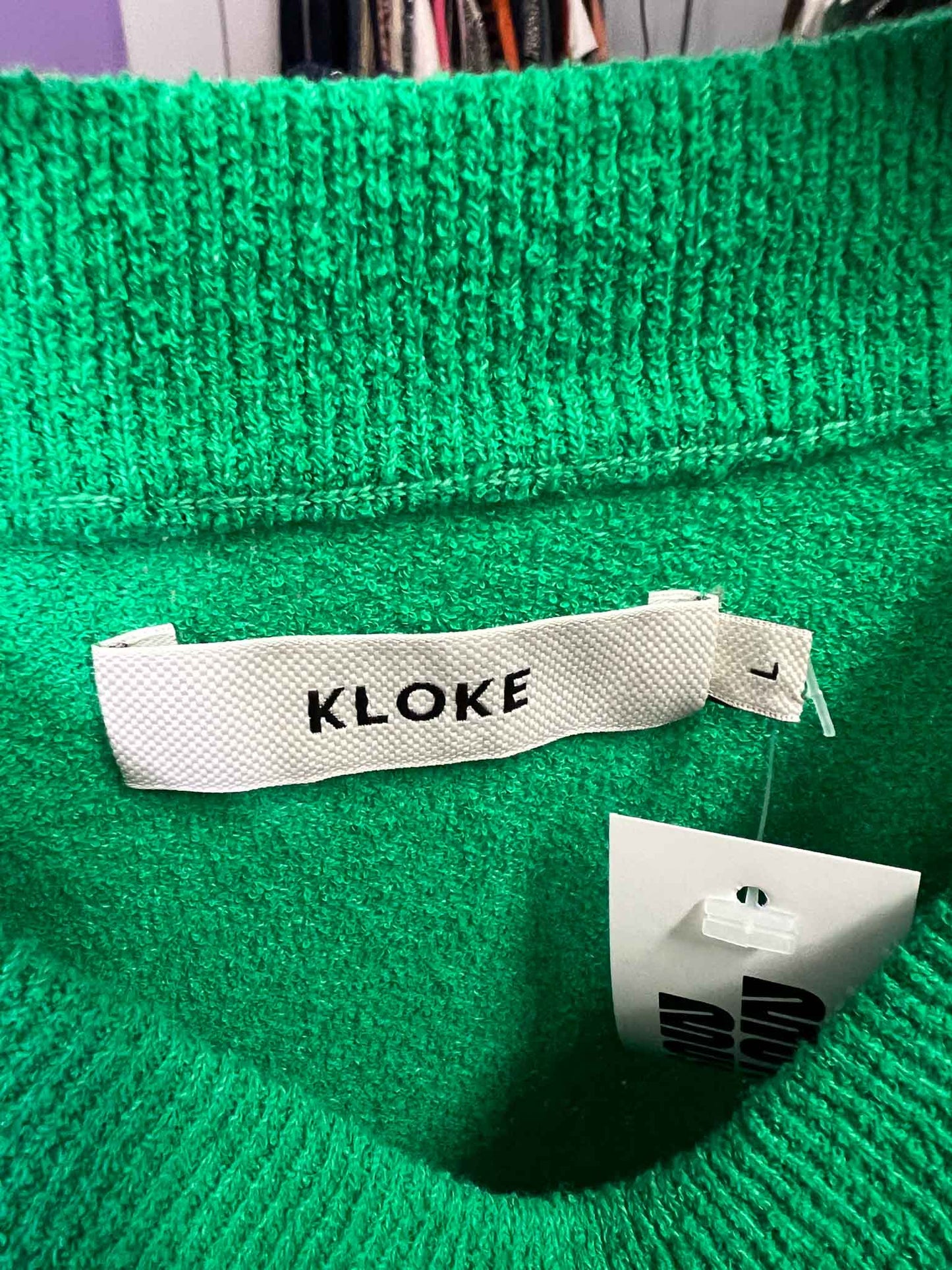Size L | Kloke Boucle Crew Neck Jumper