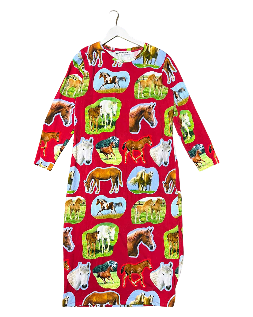 Size XL | Variety Hour Horses Maxi Dress