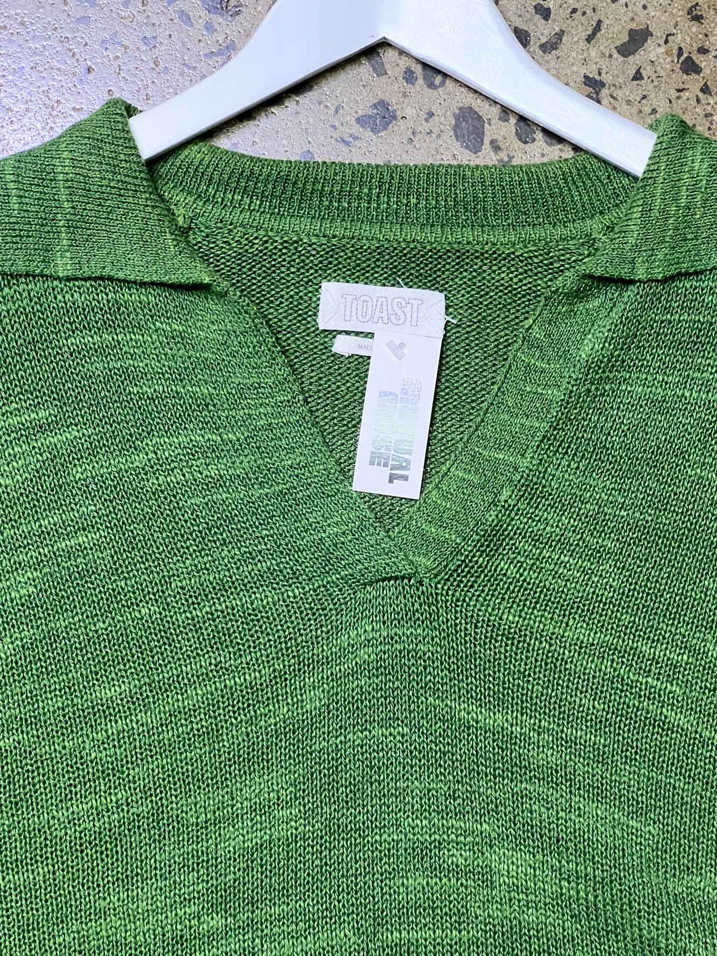 Size M | TOAST Knit Polo Shirt