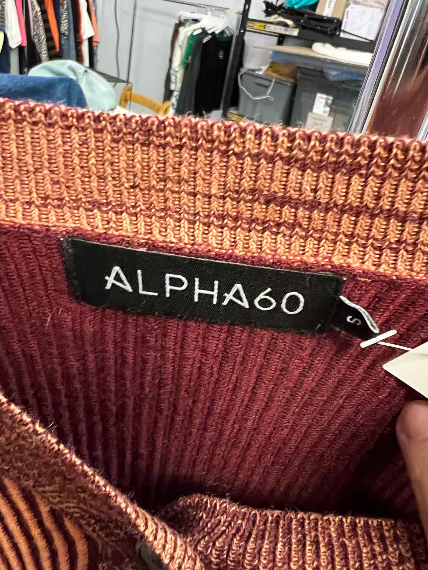 Size S | Alpha60 100% Merino Ribbed Cardigan