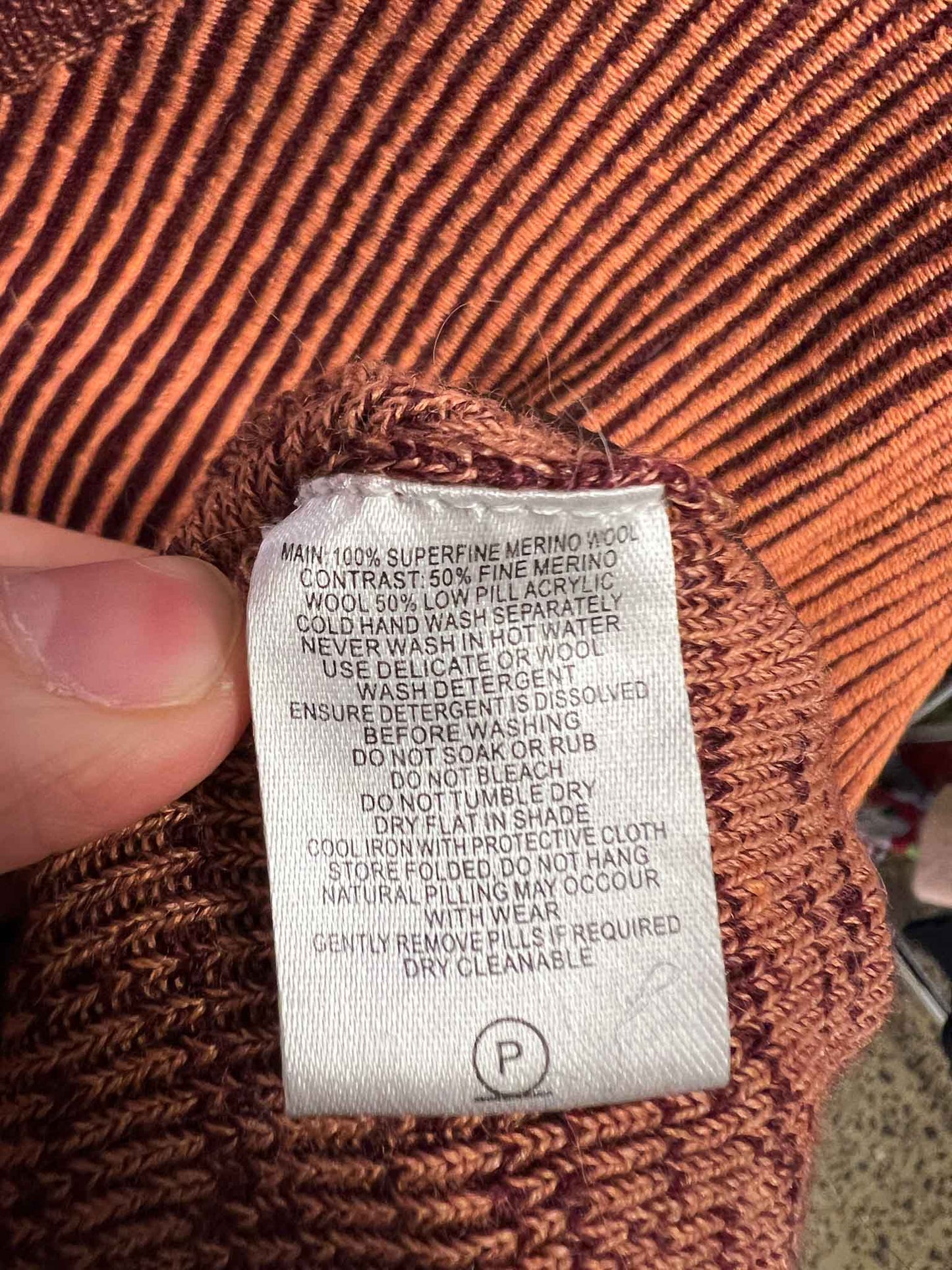 Size S | Alpha60 100% Merino Ribbed Cardigan