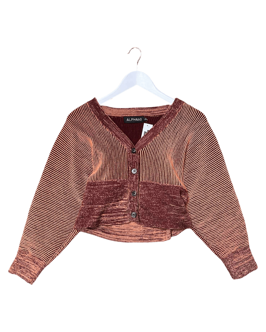 Size S | Alpha60 100% Merino Ribbed Cardigan