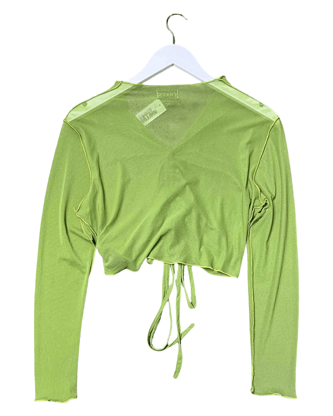Size L | Oats Sheer Gathered Front Top