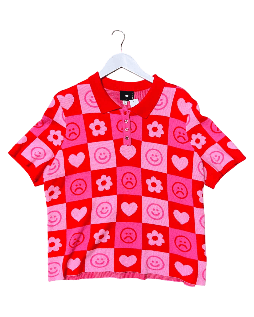 Size 18 | Lazy Oaf Knit Polo Shirt