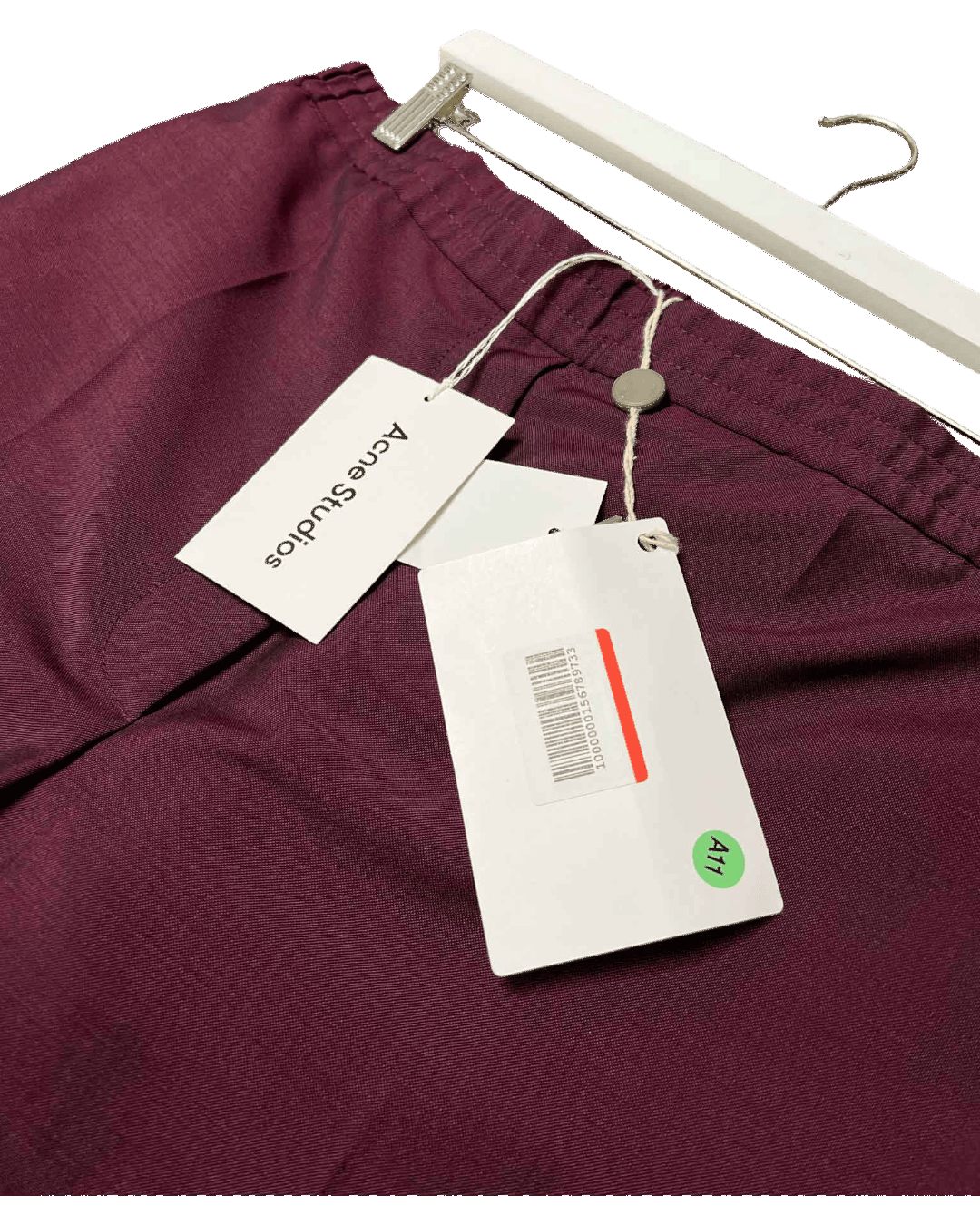 Size 42 (XL) | Acne Studios Plum Pleated Pants With Tags