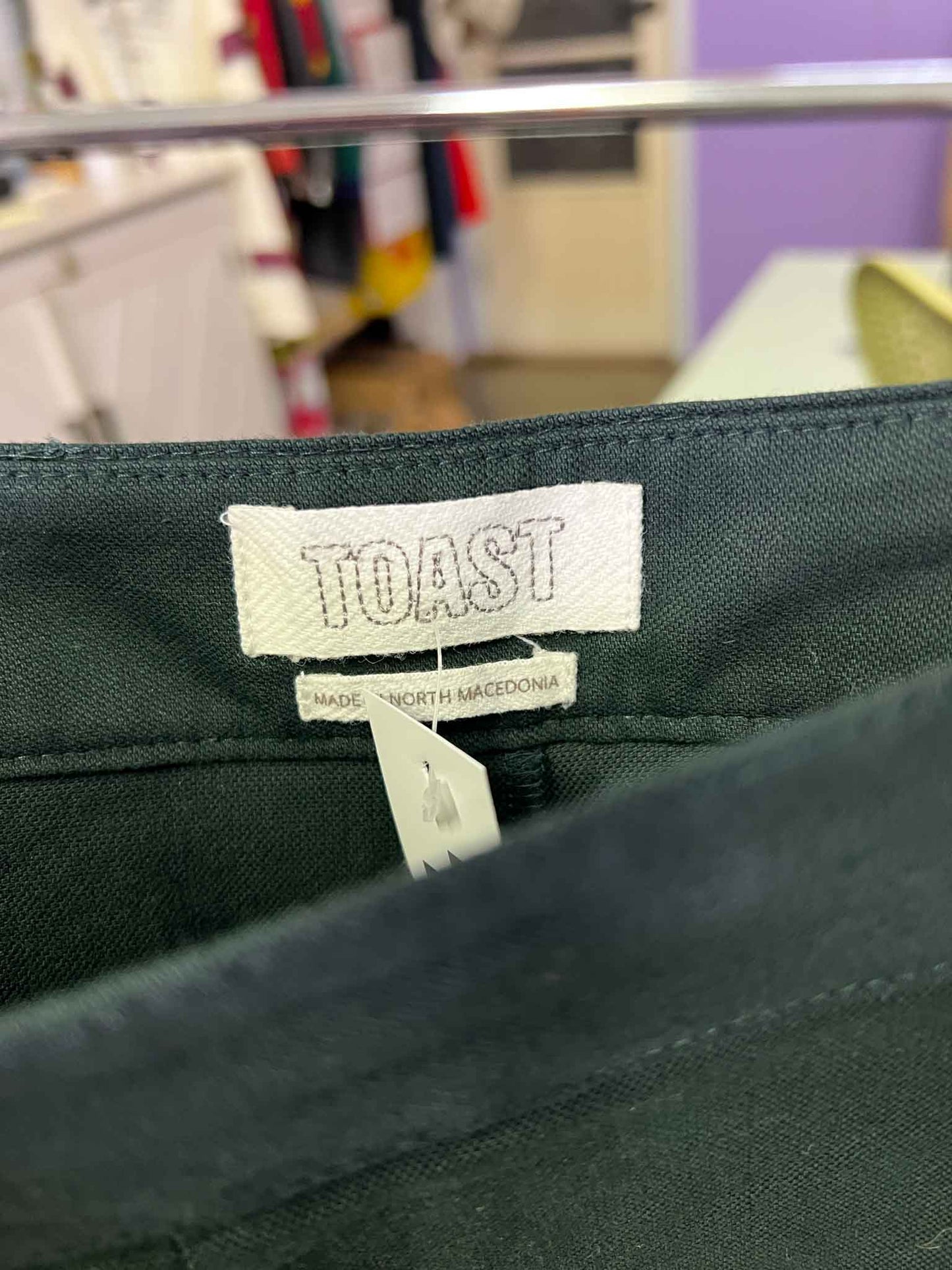 Size 16 | Toast Wool Blend Wide Leg Pants