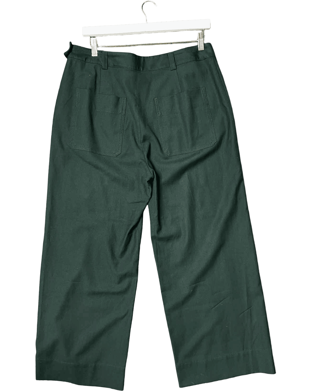 Size 16 | Toast Wool Blend Wide Leg Pants