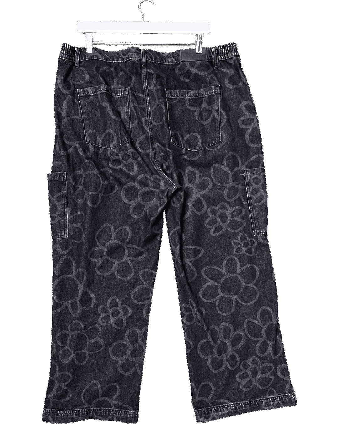 Jeans 36 | Lazy Oaf Floral Flower Scribble Jeans