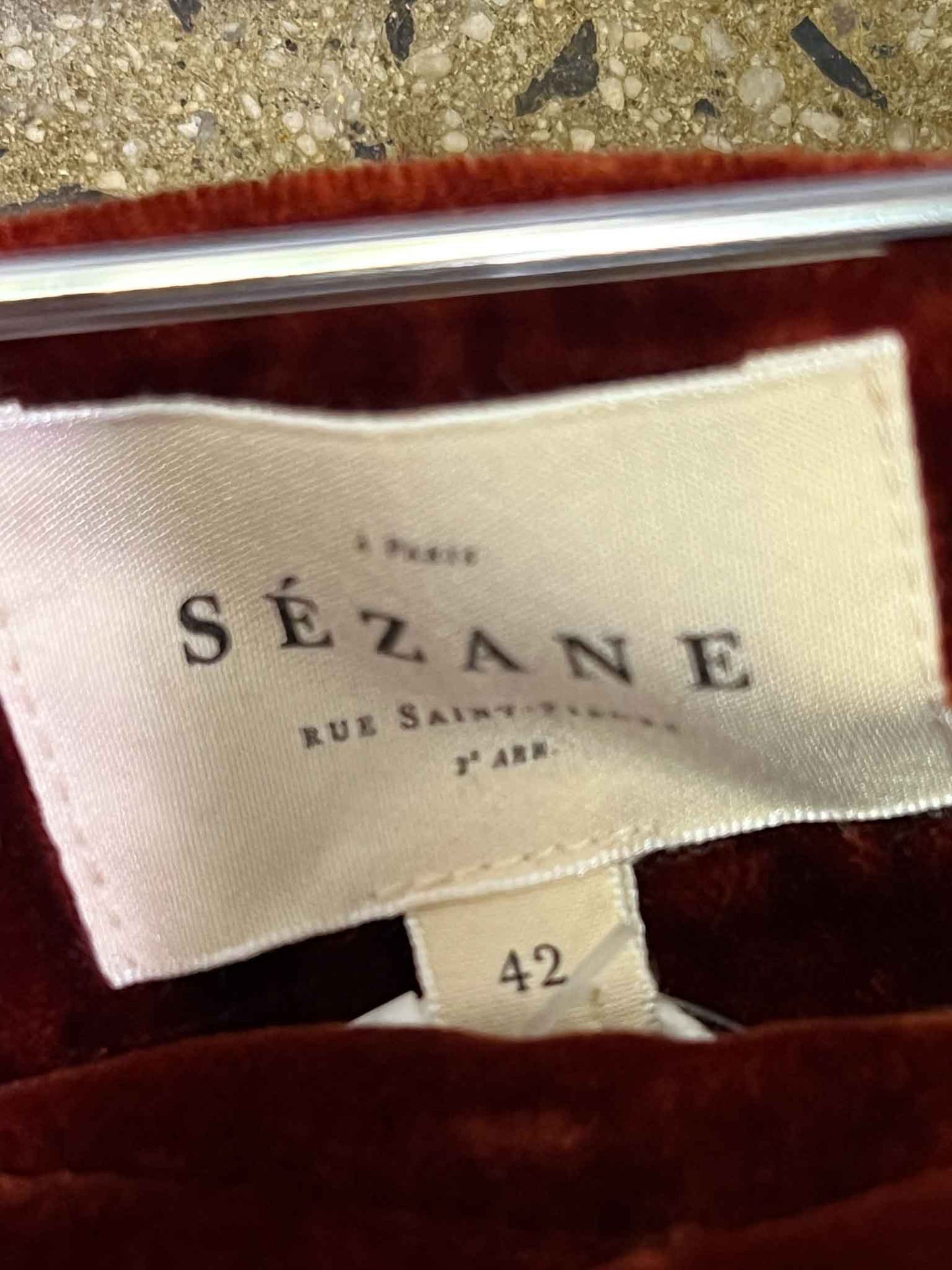 Size 42 (14) | Sézane Chuck Velour Pants With Tags