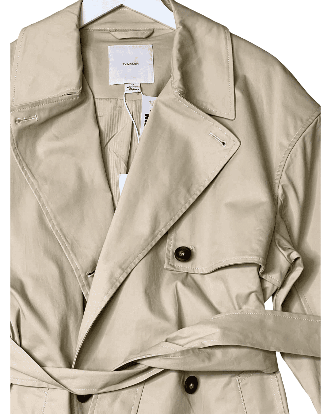 Size L | Calvin Klein Trench Coat With Tags