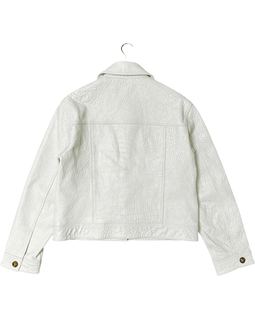 Size 12 | Whistles Leather Cropped Fit Jacket