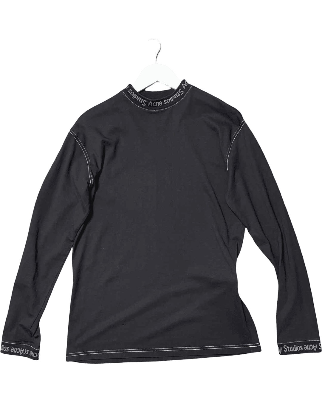 Size XXS | Acne Studios Logo Collar Top