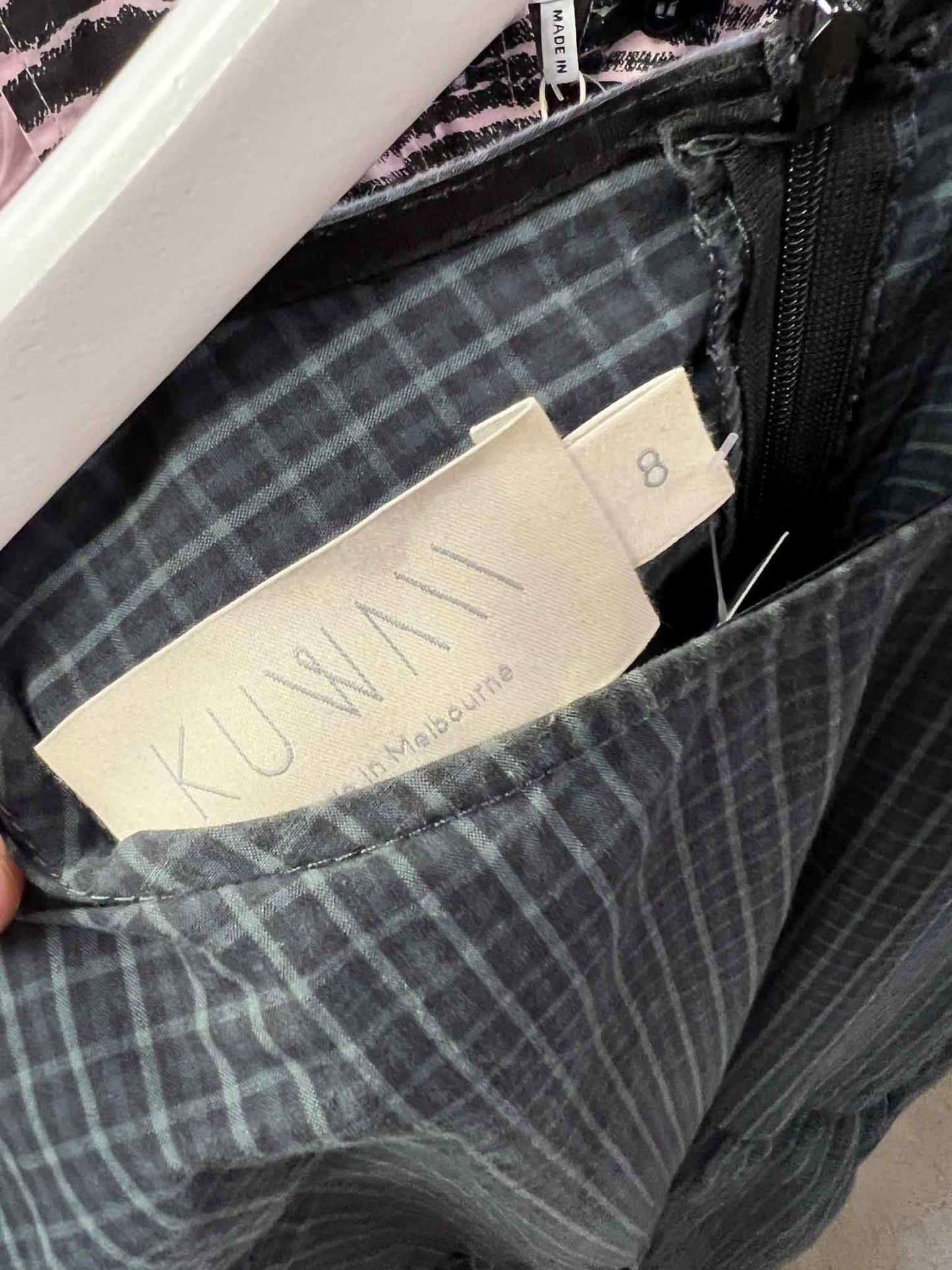 Size 8 | Kuwaii Grid Check Dress