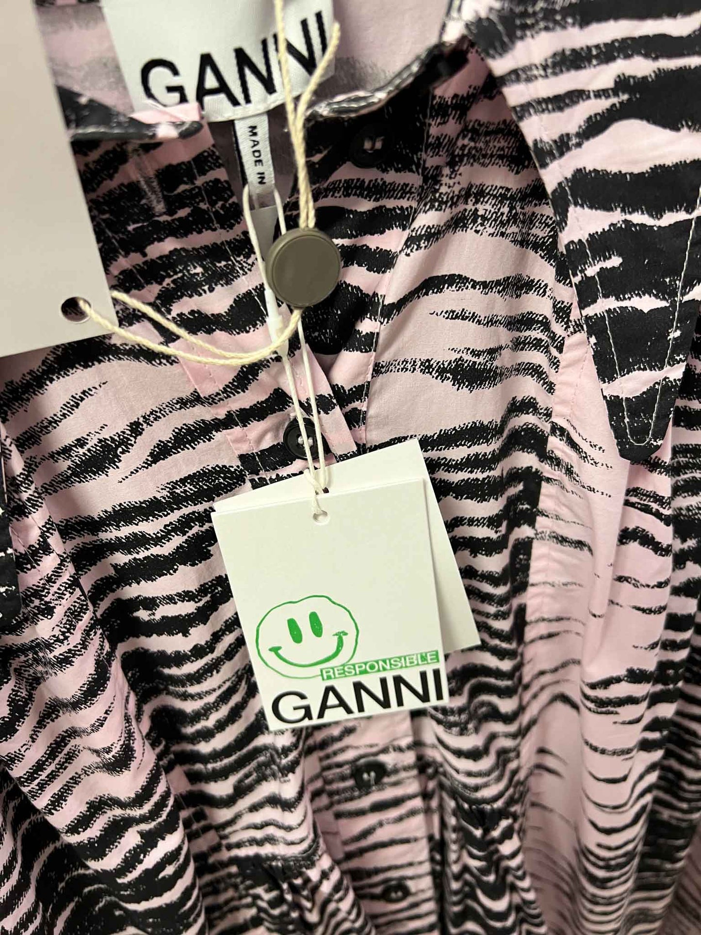 Size 36 (S) | Ganni Tiger Dress With Tags