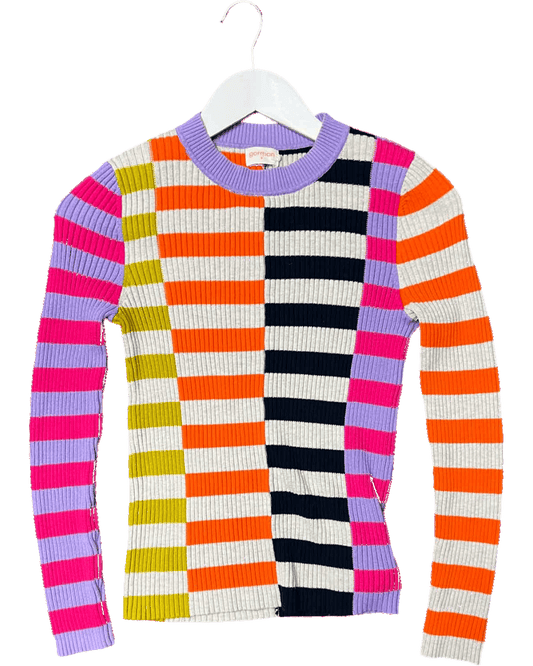 Size 6 | Gorman Colourblock Ribbed Top