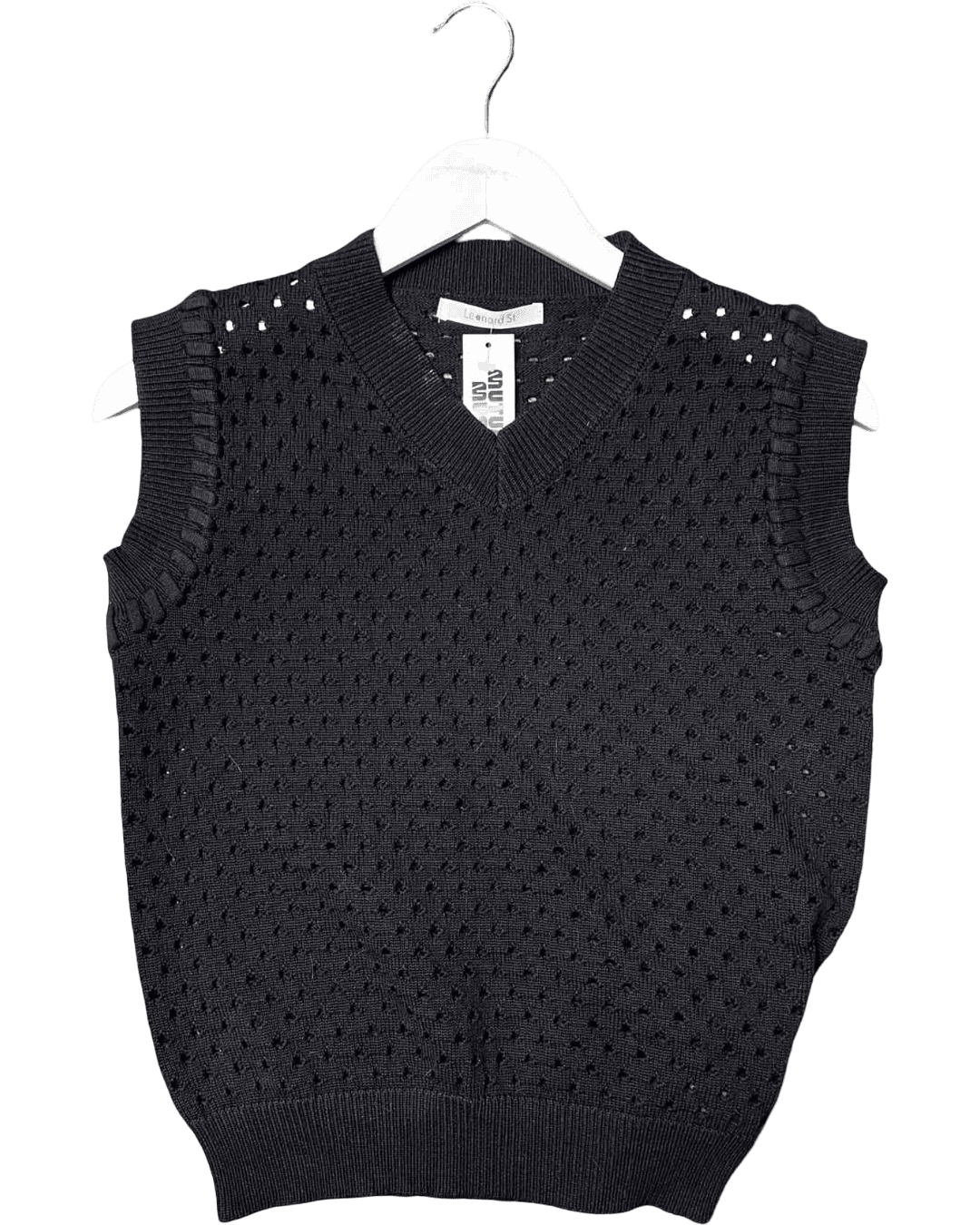 Size M | Leonard St. Perforated Knit Vest