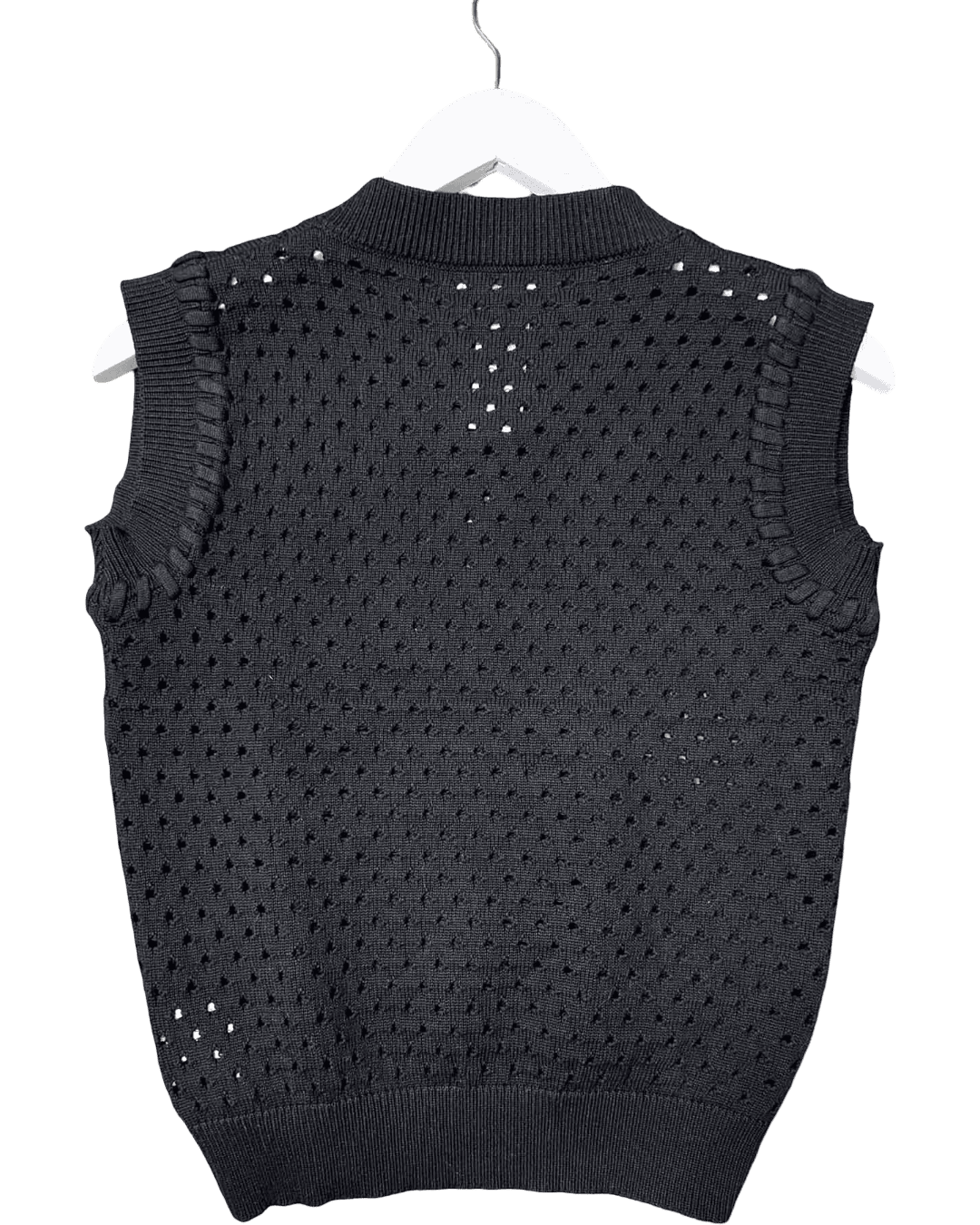 Size M | Leonard St. Perforated Knit Vest