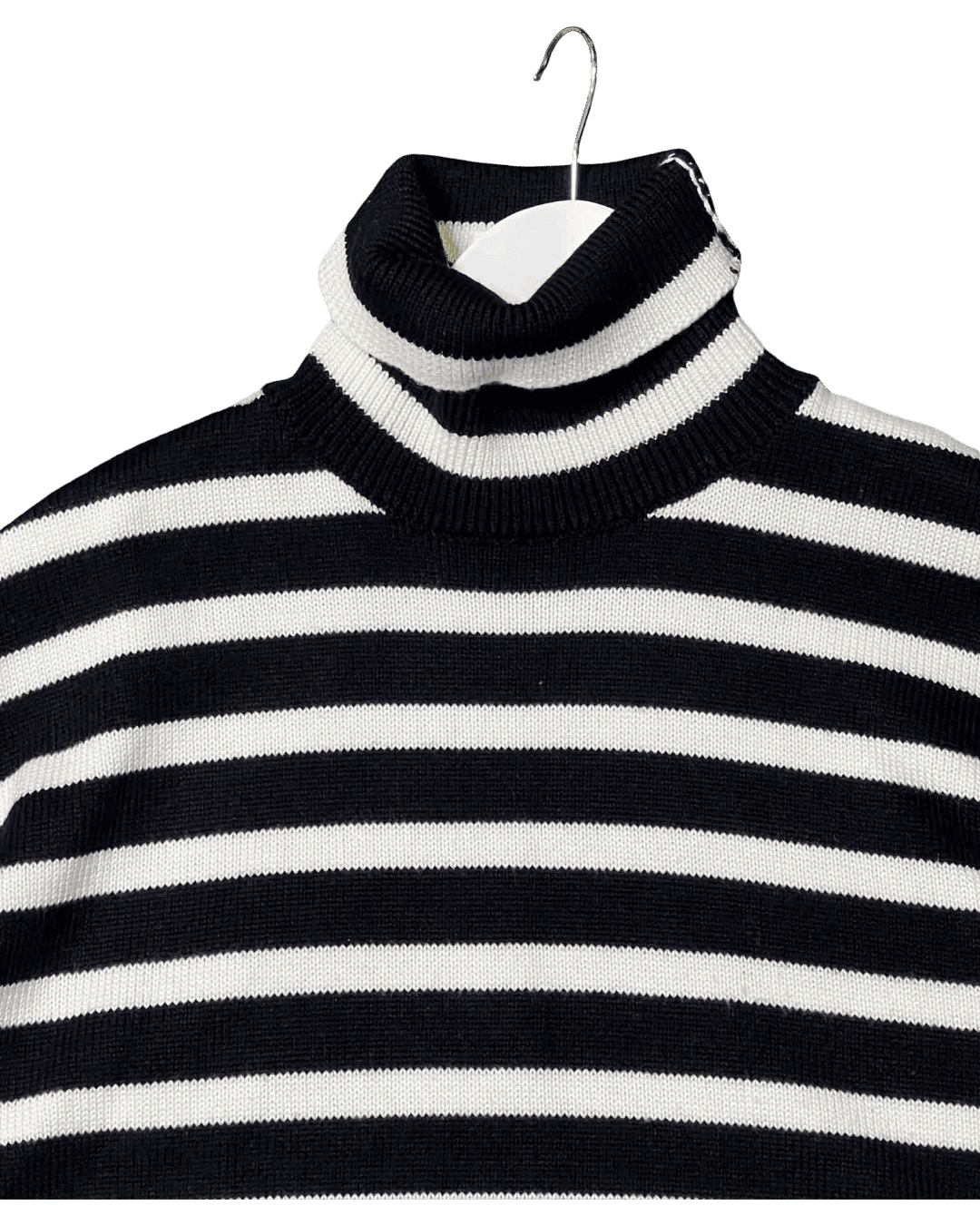 Size M | Momera Wool Striped Turtleneck Jumper
