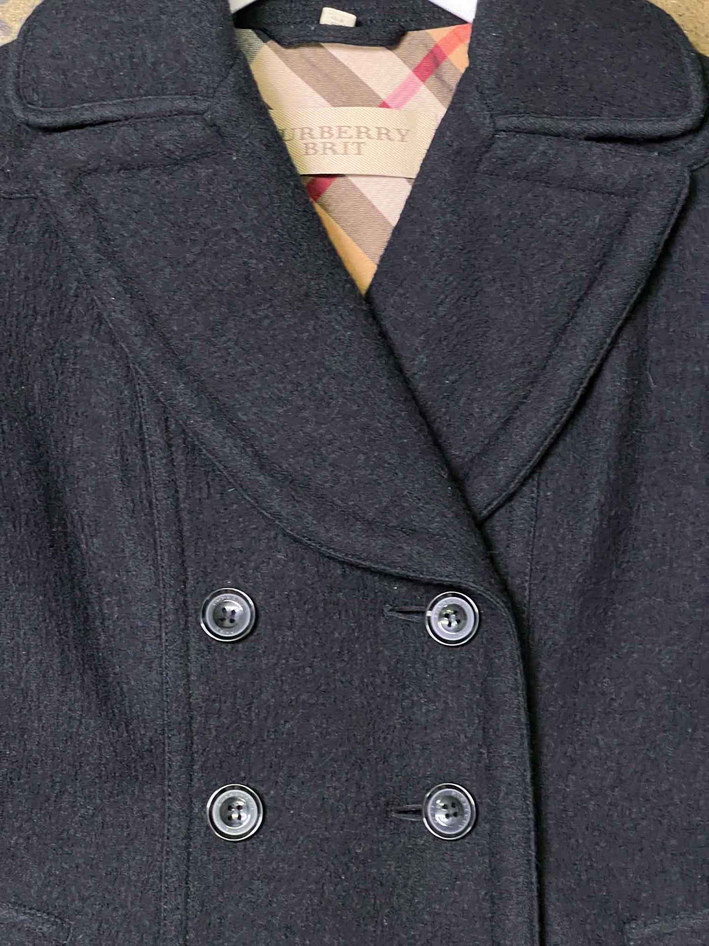 Size 8 (S) | Burberry Brit Wool Coat
