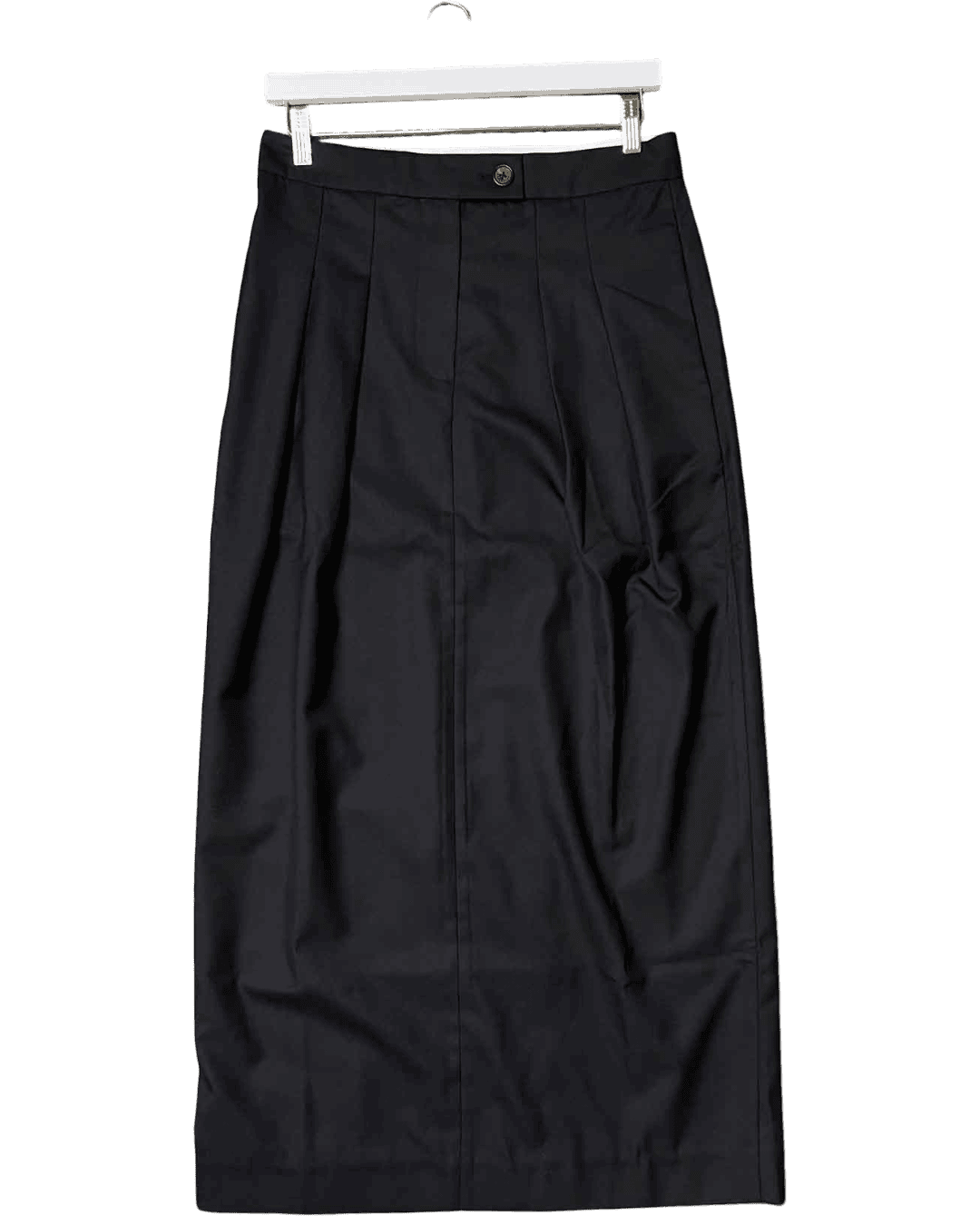 Size 12 (L) | Courtney Zheng Pleated Wool Maxi Skirt With Tags