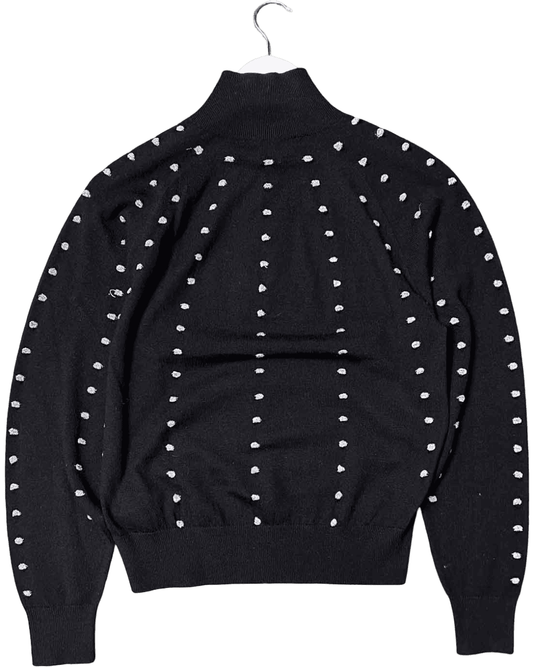 Size S | Cable Silver Stars Merino Wool Jumper With Tags