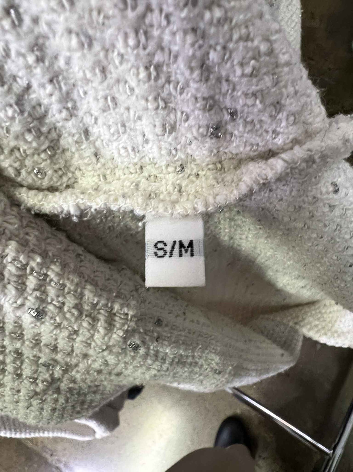 Size S/M | Dominique Healy Lurex Knit Jumper
