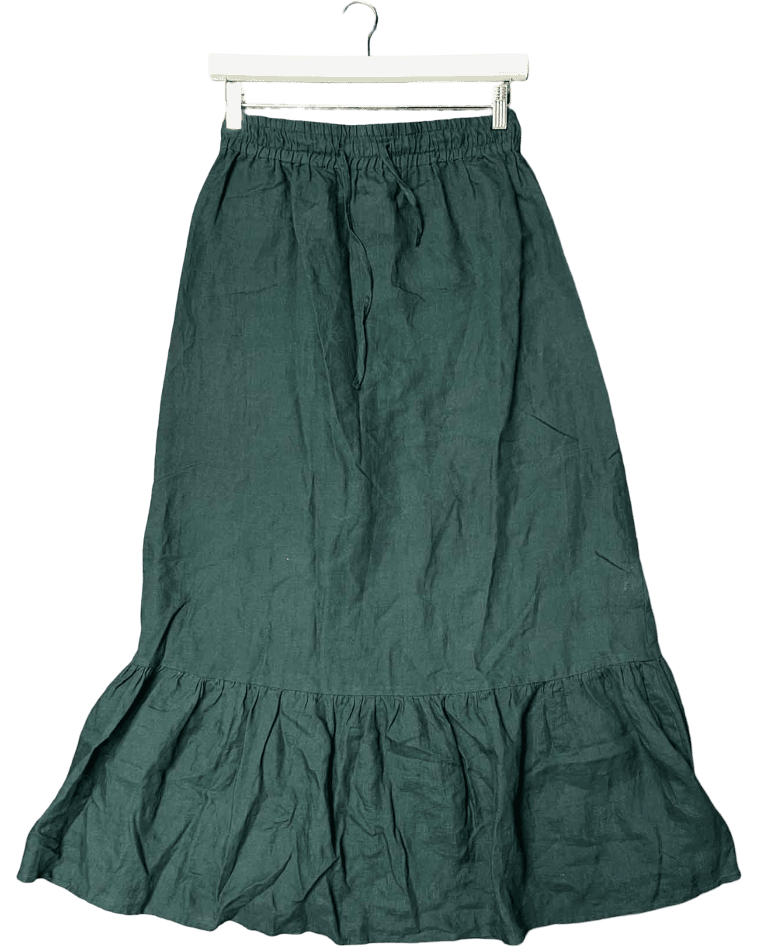 Size L | Jillian Boustred Linen Maxi Skirt