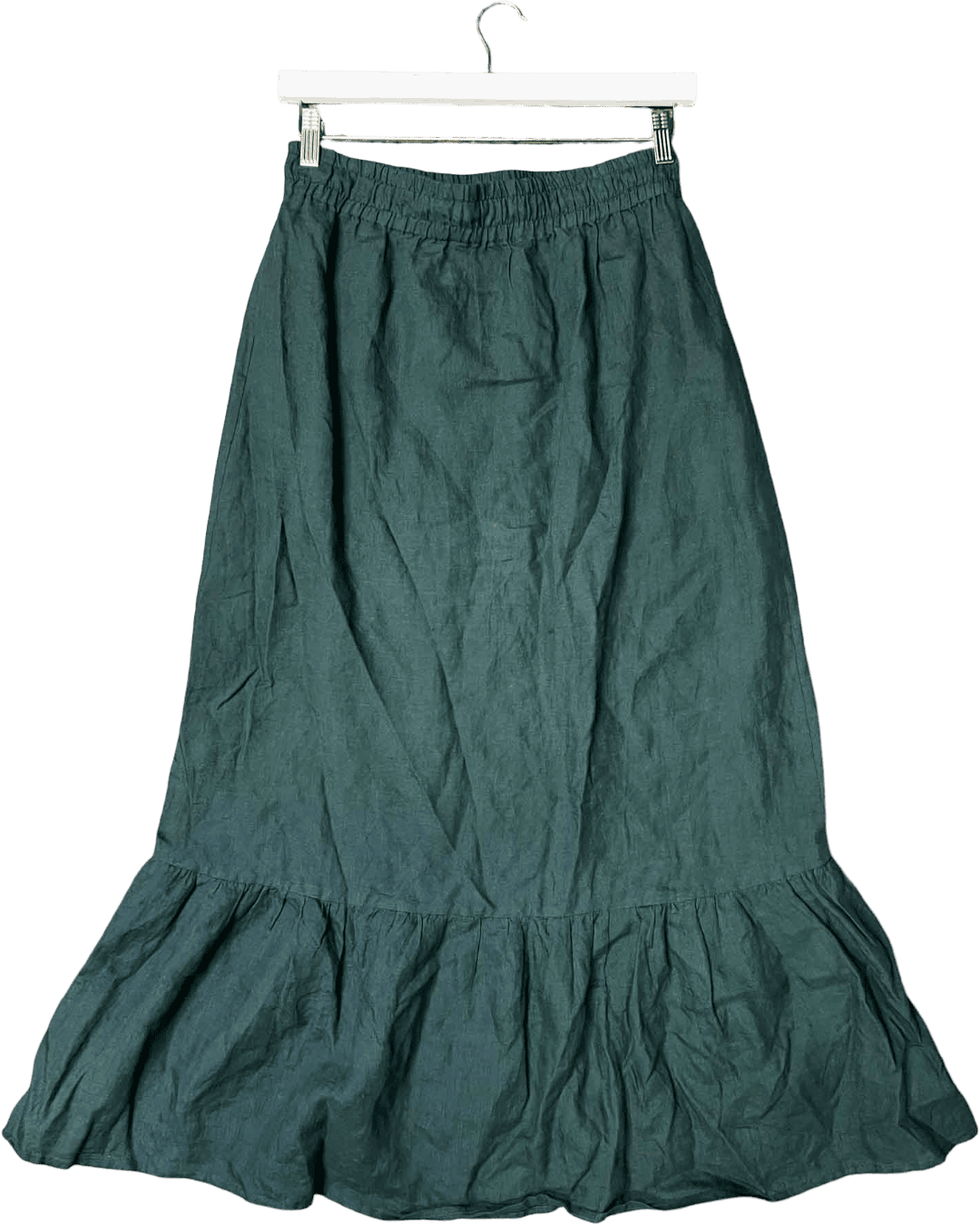 Size L | Jillian Boustred Linen Maxi Skirt
