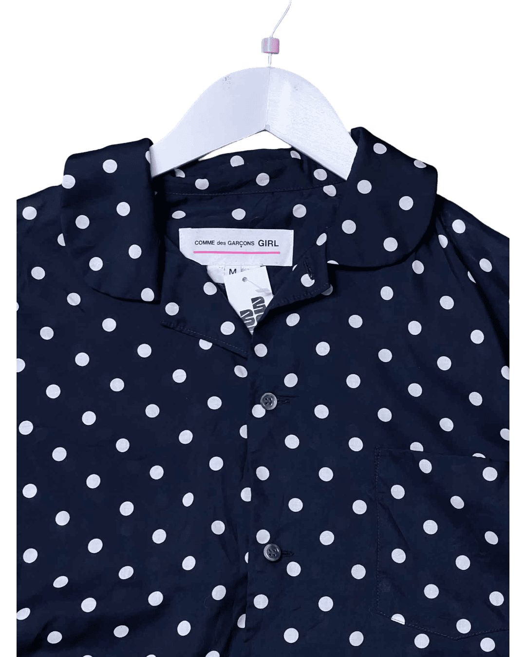 Size M | Comme des Garçons GIRL Polka Dot Shirt