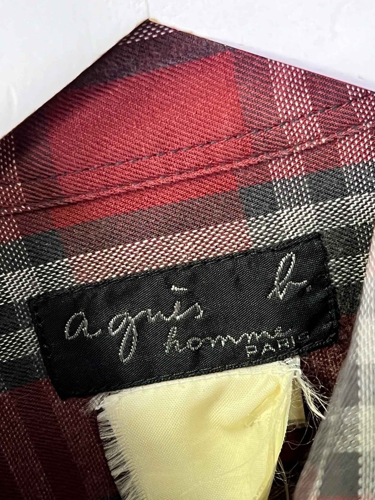 Size M | Agnès B. Vintage Plaid Shirt