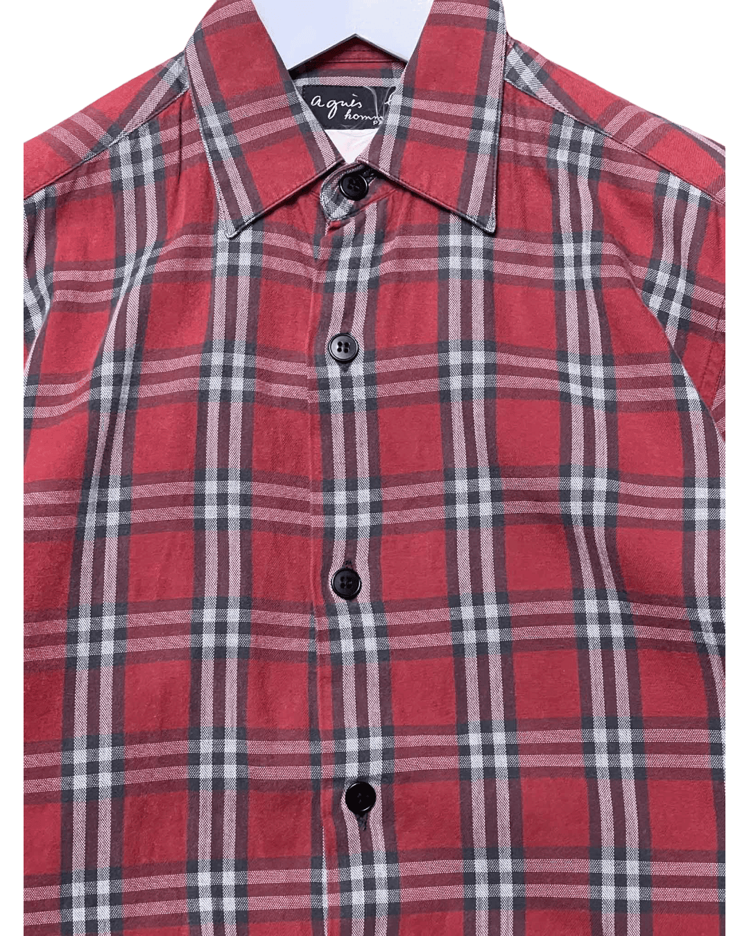 Size M | Agnès B. Vintage Plaid Shirt