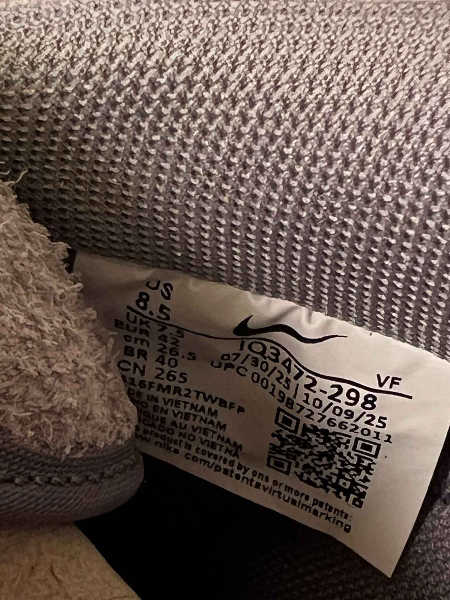 Size 42 | Nike Air Force 07 Plush Flower Shoes
