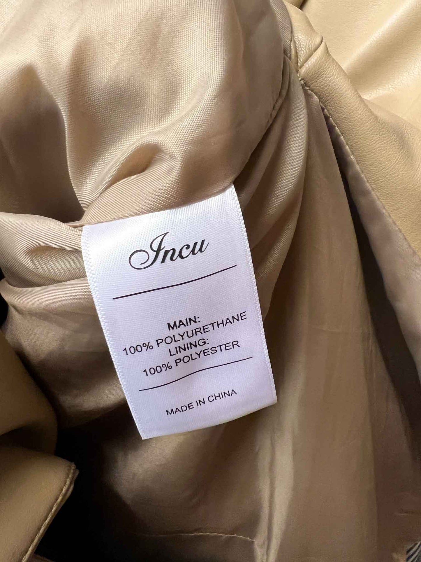 Size XS | Incu Pleather Blazer