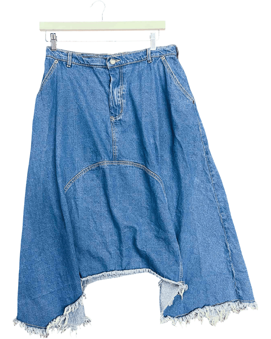 Size 4 (XL) | B~R~B Denim Midi Skirt
