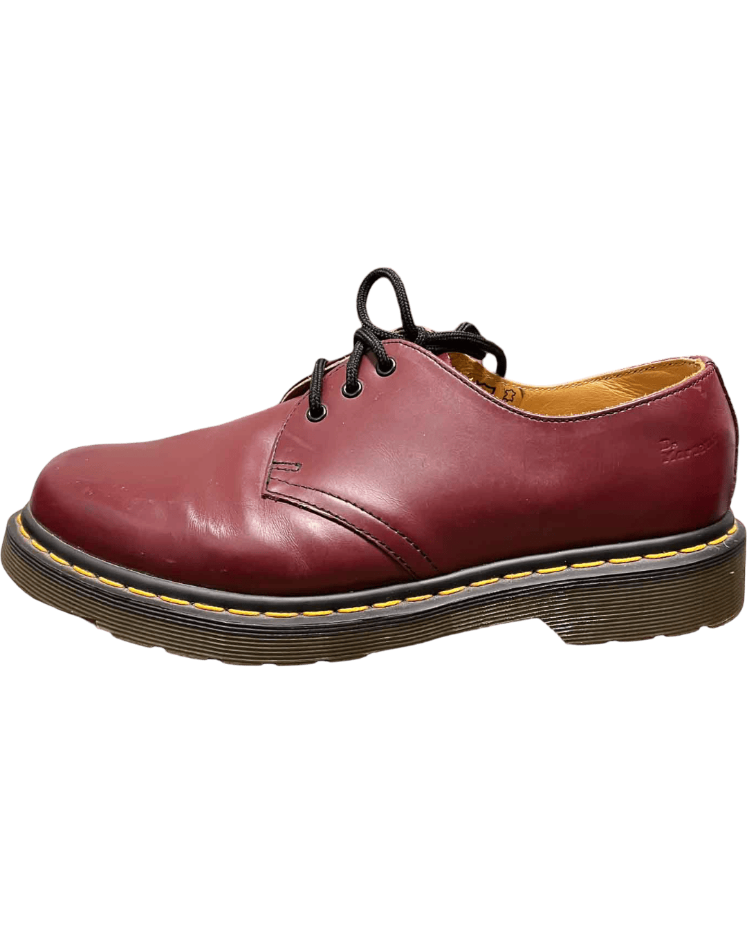 Size 39 | Dr Martens Cherry Leather Low-Cut Shoes