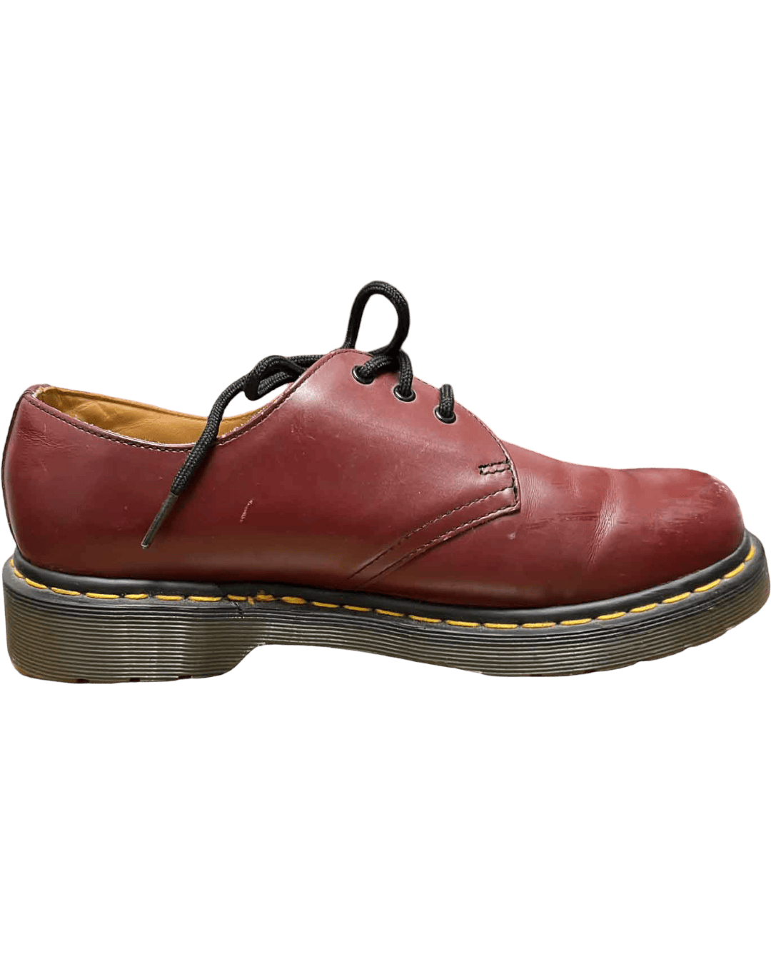 Size 39 | Dr Martens Cherry Leather Low-Cut Shoes