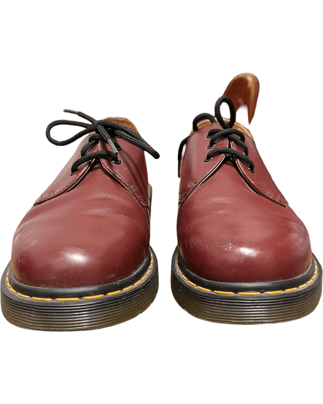 Size 39 | Dr Martens Cherry Leather Low-Cut Shoes
