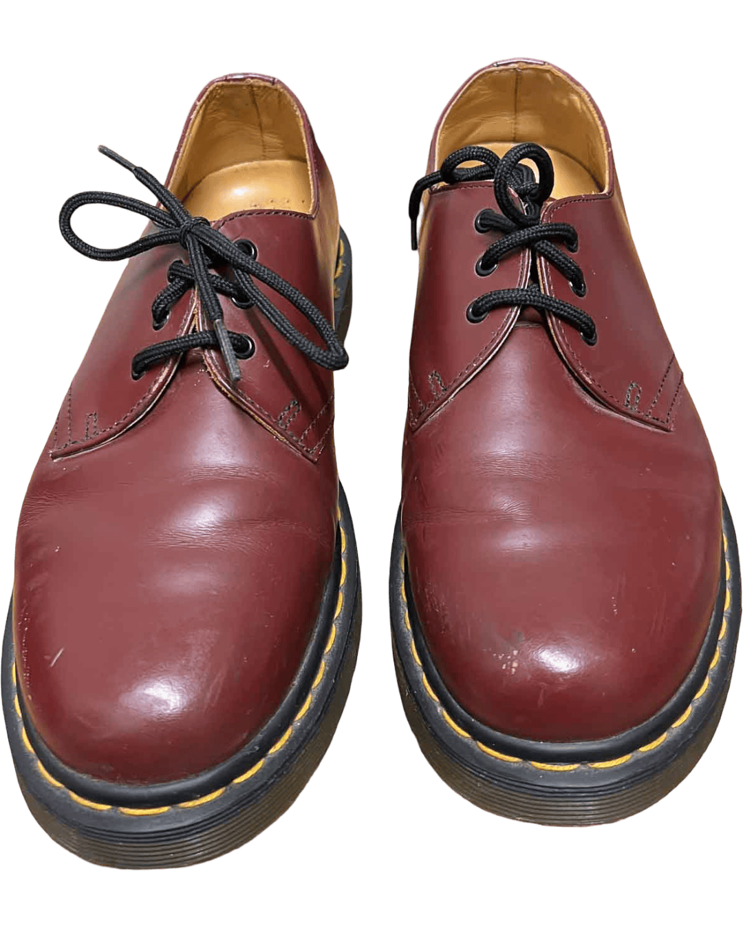 Size 39 | Dr Martens Cherry Leather Low-Cut Shoes