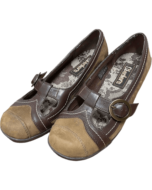 Size 37 | Sketchers Vintage Mary Jane Wedges