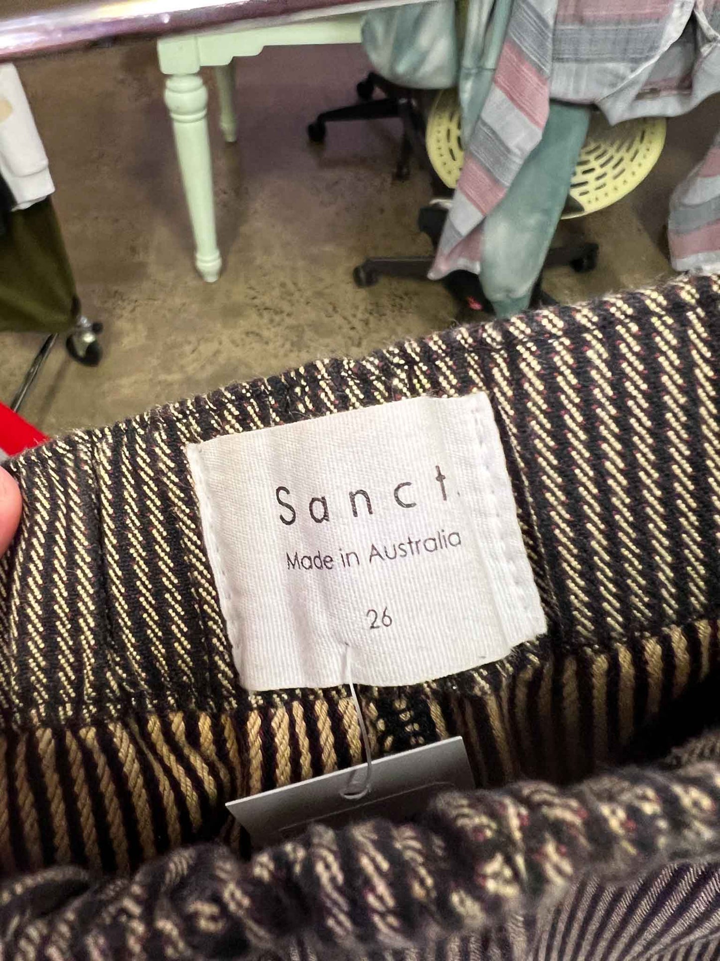 Size 26 | Sanct Elasticated Striped Pants
