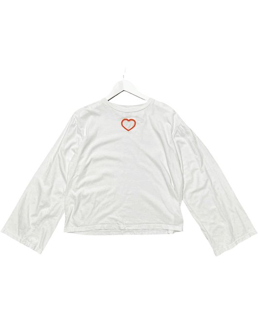 Size 3XL | Emma Mulholland on Holiday Heart Cutout Top