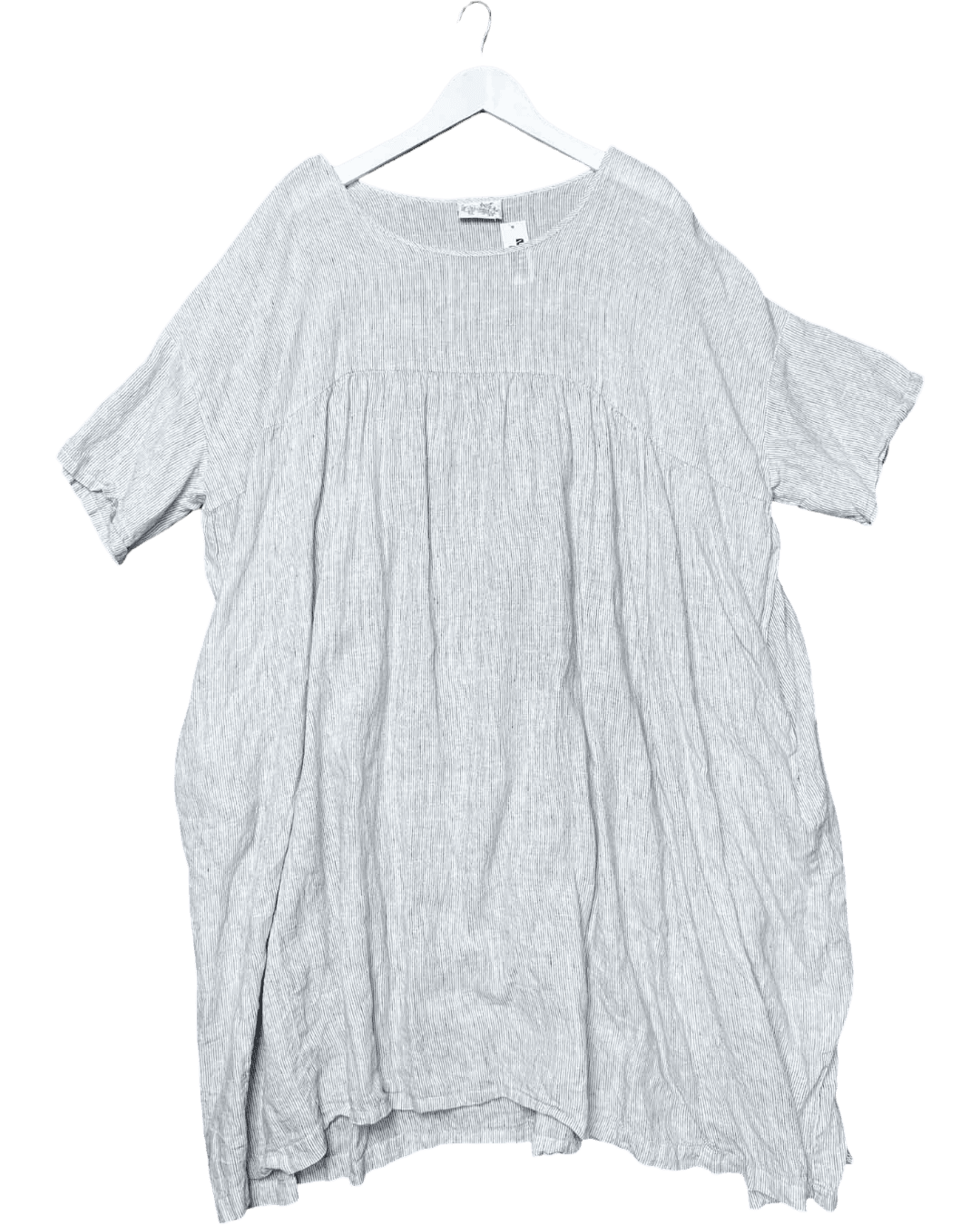 One Size | Manteau Noir Linen Dress