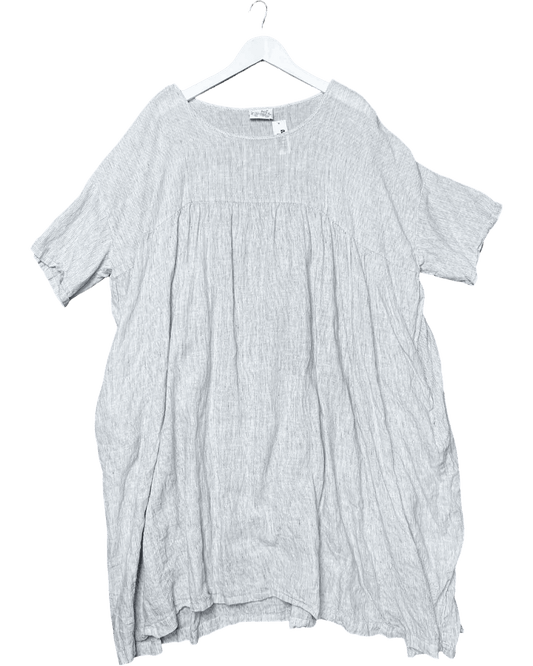 One Size | Manteau Noir Linen Dress
