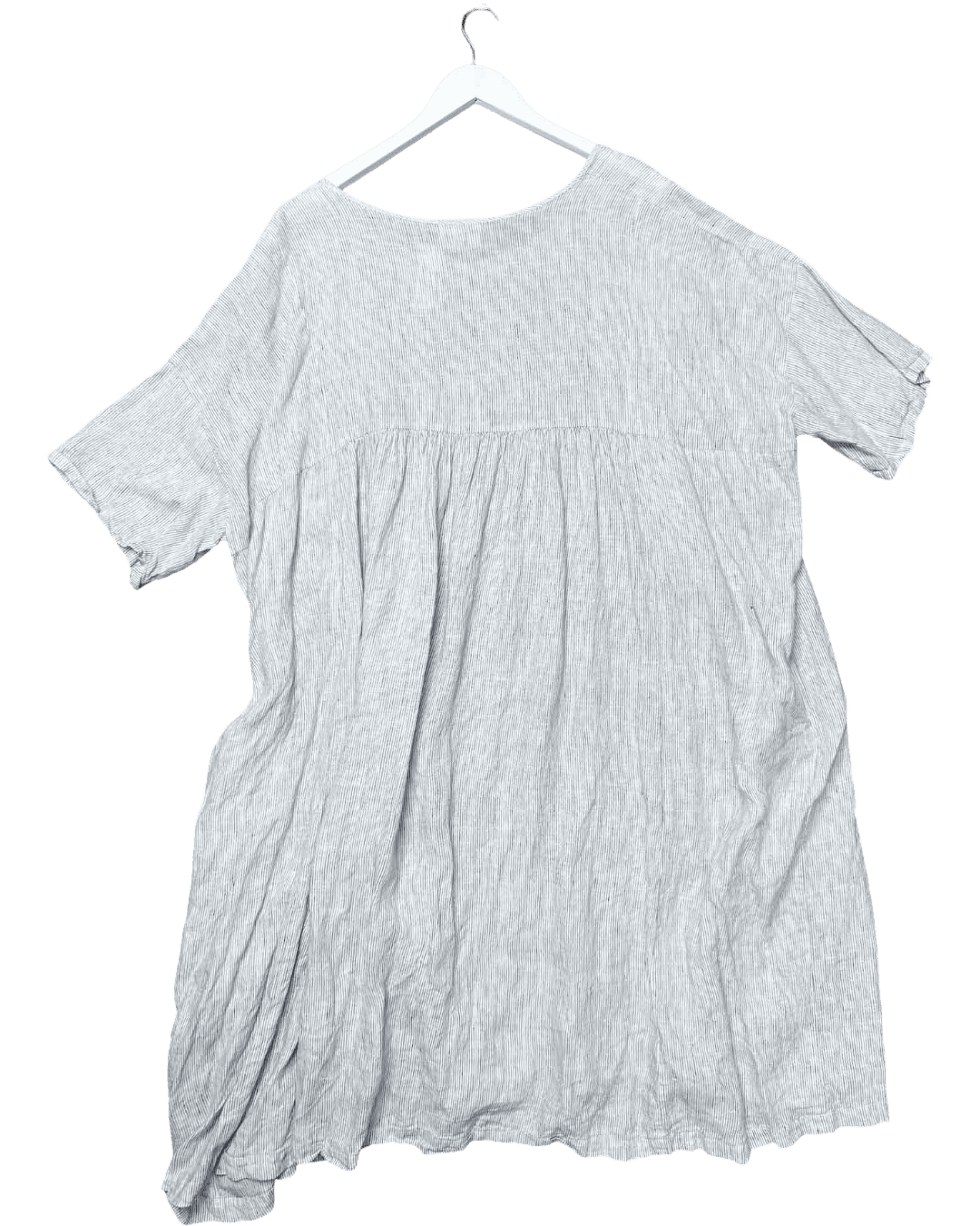 One Size | Manteau Noir Linen Dress