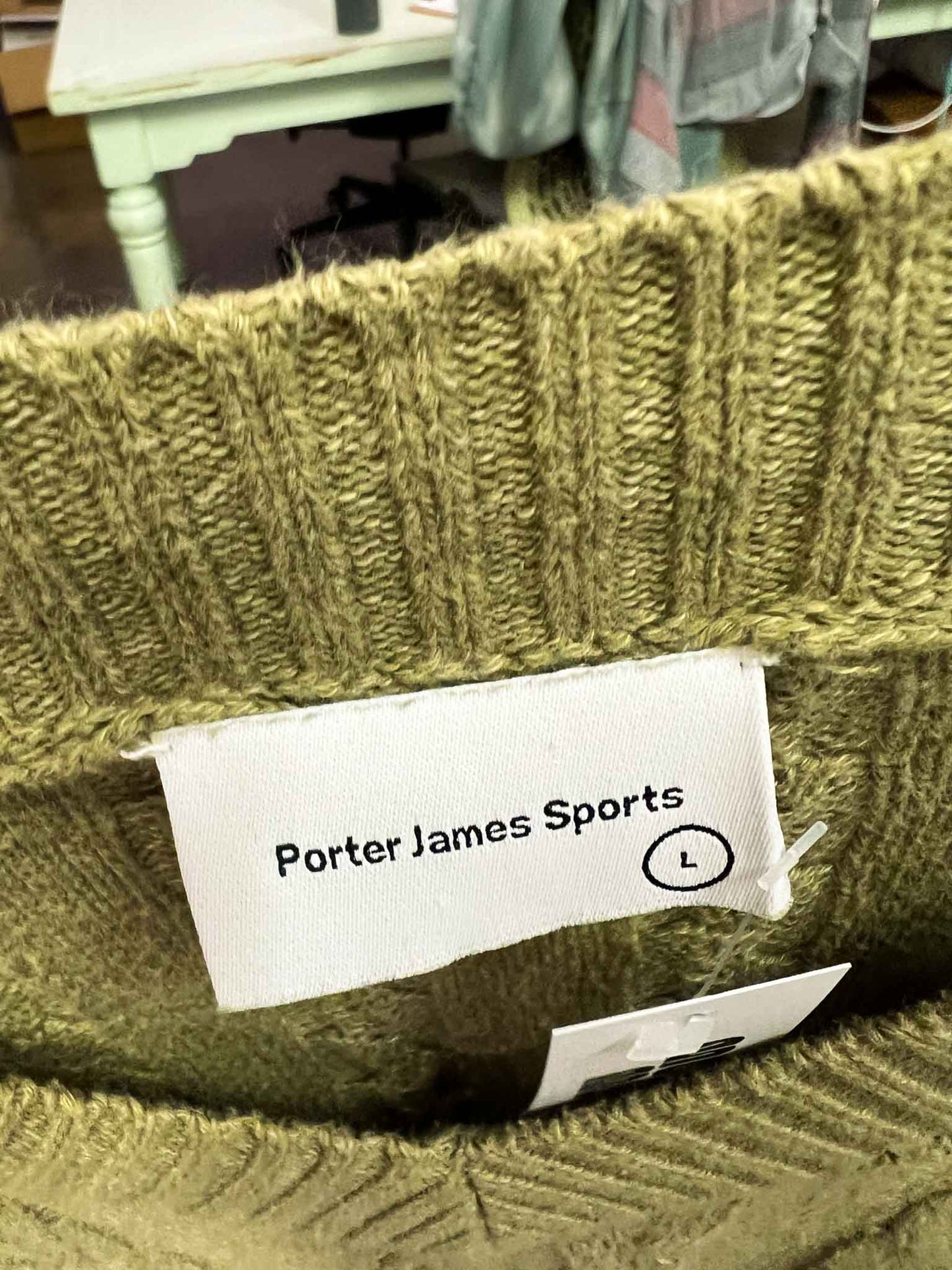 Size L | Porter James Sports Oversized Knit Vest