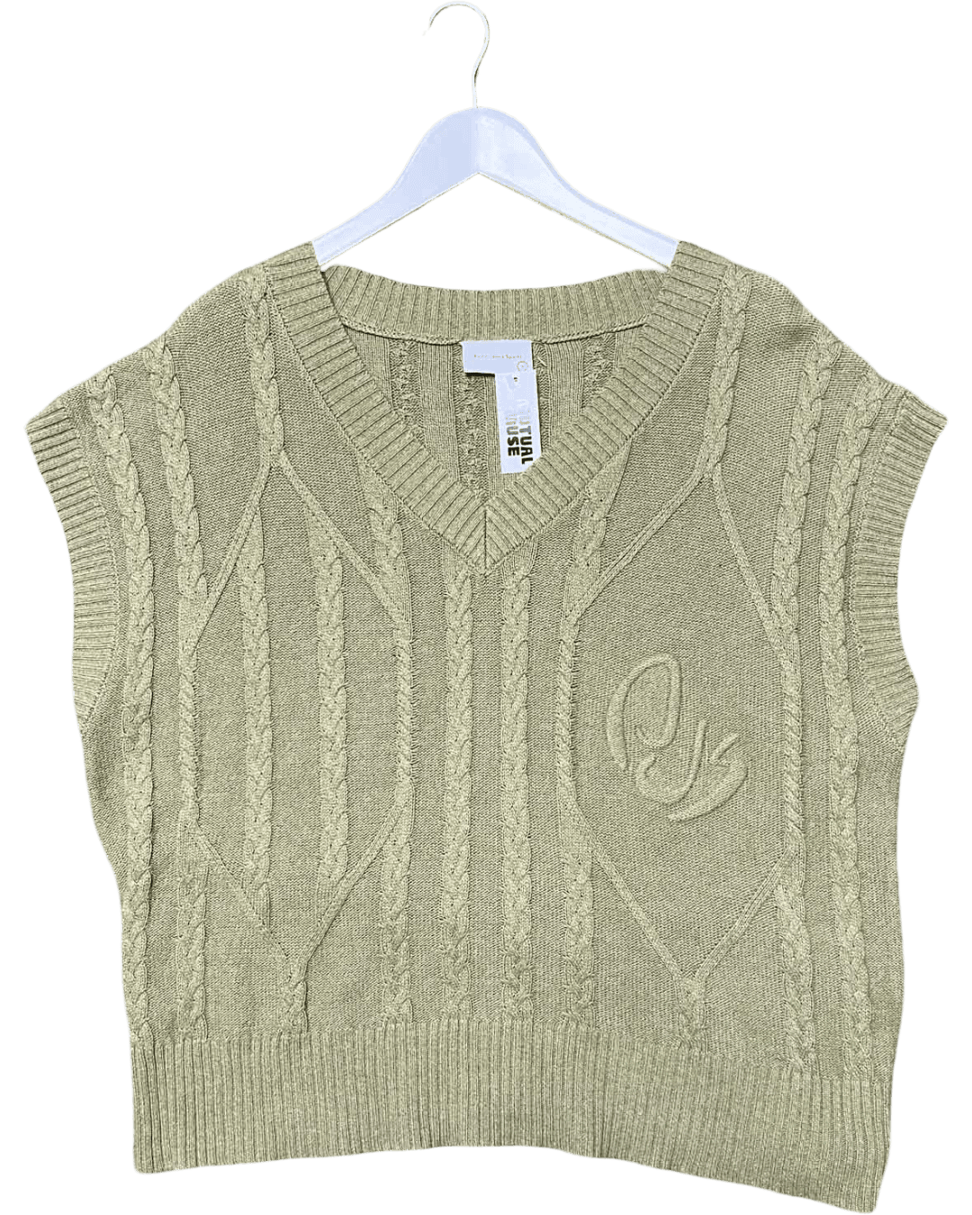 Size L | Porter James Sports Oversized Knit Vest